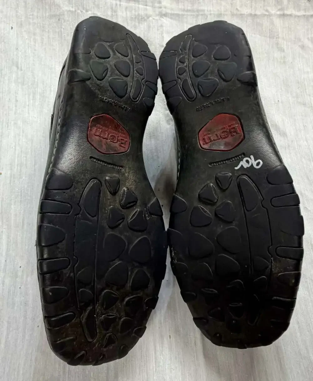 Born M3258 Men's Black Leather Casual Lace-Up Shoes